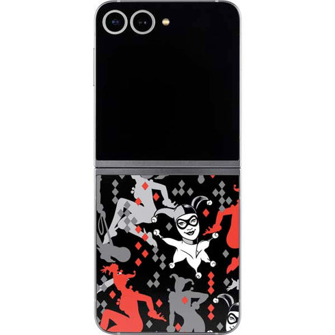 DC Comics Harley Quinn All Over Print Galaxy Z Flip6 Skin